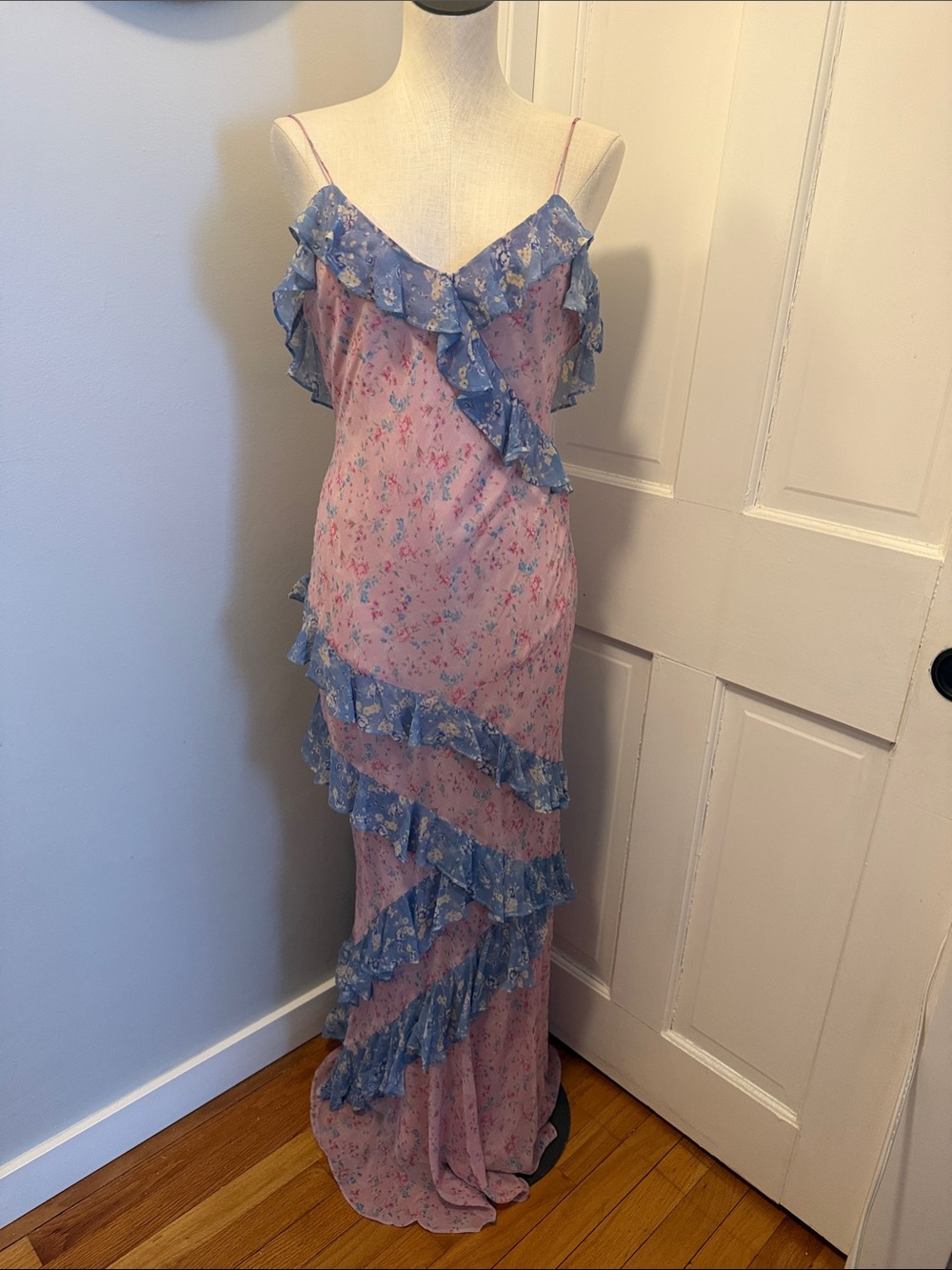 LoveShackFancy Rialto Dress-Windsor Rose
